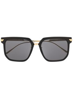 Bottega Veneta Eyewear солнцезащитные очки в квадратной оправе с логотипом BB