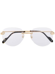 Cartier Eyewear солнцезащитные очки-авиаторы Première de Cartier
