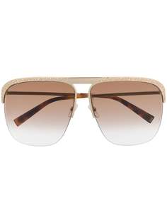 Givenchy Eyewear солнцезащитные очки-авиаторы с кристаллами