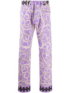Emilio Pucci джинсы с принтом Selva из коллаборации с KOCHÉ