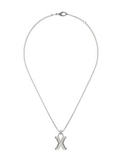 Gucci колье с подвеской в форме буквы X