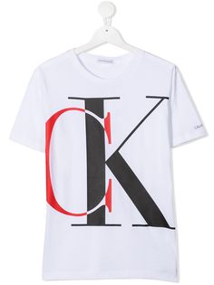 Calvin Klein Kids футболка с логотипом