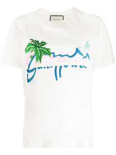 Gucci футболка с принтом Gucci Hawaii