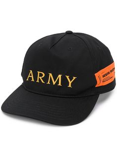 Heron Preston кепка Army с вышивкой