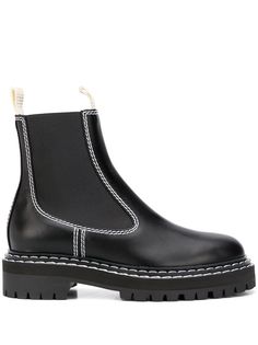 Proenza Schouler ботинки с контрастной строчкой