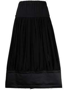 Comme Des Garçons ярусная юбка с завышенной талией