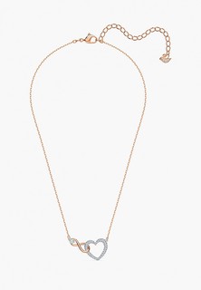 Колье Swarovski® с родиевым покрытием