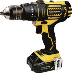 Аккумуляторный шуруповерт Hanskonner