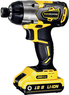 Аккумуляторный шуруповерт Hanskonner