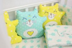 Комплект в кроватку By Twinz Котики