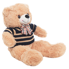 Мягкая игрушка Игруша Медведь в свитере с бантом 60 см цвет: бежевый
