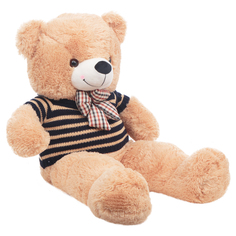 Мягкая игрушка Игруша Медведь в свитере с бантом 100 см цвет: бежевый