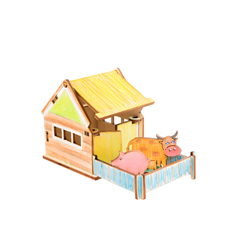 Деревянный конструктор Balance.Toys Минимир Ферма