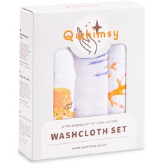 Набор полотенец Qwhimsy для лица Океан 11 х 11 см