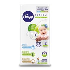 Подгузники Sleepy Natural Organic Baby Diaper (3-6 кг) шт.
