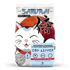 Наполнитель бумажный Samurai с гранулами индикаторами, 7 л