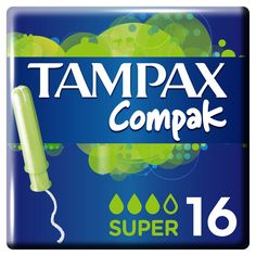 Тампоны Tampax Compak Super с аппликатором, 16 шт