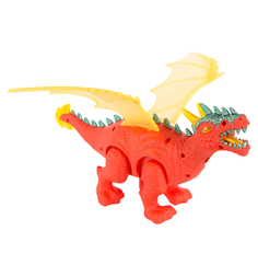 Интерактивный динозавр Shantou Gepai цвет: оранжевый/желтый