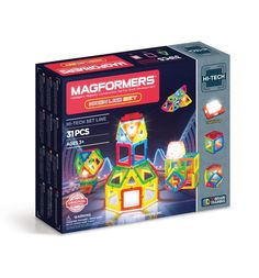 Магнитный конструктор Magformers Neon Led set