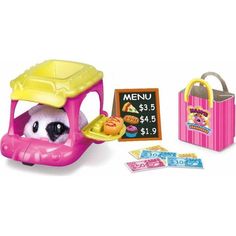 Игровой набор 1Toy Хома Дома Хомбургер-авто, черно-белый хомячок 5 см