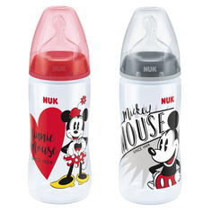 Бутылочка Nuk Disney Mickey Mouse First Choice Plus, с 6 месяцев, 300 мл