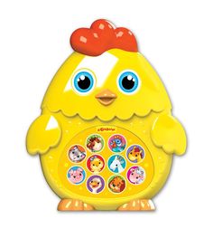 Развивающая игрушка Азбукварик Зверята-малышата Цыпленок, музыкальная 14 см