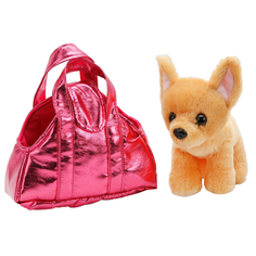 Мягкая игрушка Мой питомец «Собака Чихуахуа» в сумочке