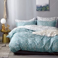 Постельное белье Cleo Рure Cotton полутораспальное поплин (простыня 150х220 см, 2 наволочки 70х70 см, пододеяльник 145х215 см) 15/162-PC