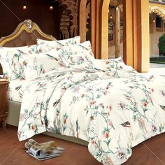 Постельное белье Cleo полутораспальное полисатин (простыня 160х220 см, 2 наволочки 70х70 см, пододеяльник 150х210 см) 15/257-PS