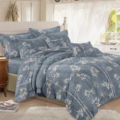 Постельное белье Cleo полутораспальное полисатин (простыня 160х220 см, 2 наволочки 70х70 см, пододеяльник 150х210 см) 15/272-PS