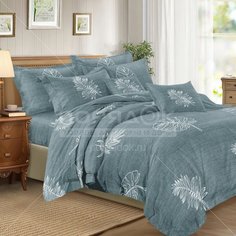 Постельное белье Cleo двуспальное полисатин (простыня 220х240 см, 2 наволочки 70х70 см, пододеяльник 180х210 см) 20/277-PS