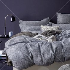 Постельное белье Cleo семейное сатин (простыня 220х240 см, 2 наволочки 50х70 см, 2 наволочки 70х70 см, 2 пододеяльника 145х220 см) 41/511-SL