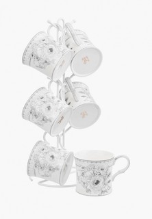 Набор кружек Elan Gallery 6х270 мл + подставка