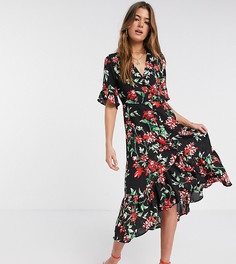 Платье макси с цветочным принтом Y.A.S Tall-Многоцветный