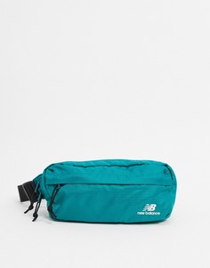 Сине-зеленая сумка-кошелек на пояс New Balance-Голубой