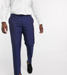 Однотонные узкие брюки Harry Brown Plus-Темно-синий