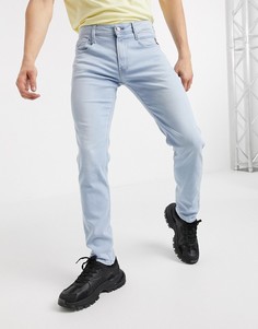 Светлые узкие джинсы Replay-Голубой