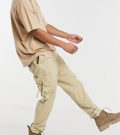 Светло-бежевые широкие брюки Reclaimed Vintage inspired-Neutral