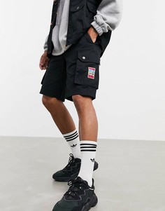 Черные шорты карго adidas Originals-Черный
