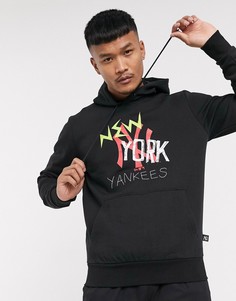 Худи черного цвета с принтом New Era New York Yankees-Черный цвет