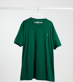 Зеленая футболка с логотипом Polo Ralph Lauren Big & Tall-Зеленый