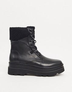 Черные походные ботинки с отделкой Ash-Черный цвет
