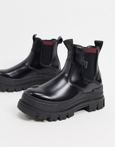Черные ботинки челси на массивной подошве Buffalo-Черный