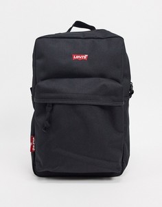 Черный рюкзак с логотипом Levis