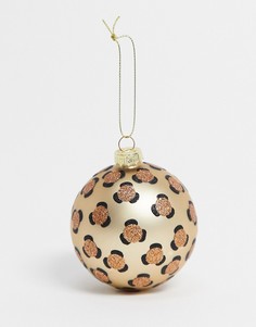Новогодняя игрушка с леопардовым принтом Sass & Belle-Мульти