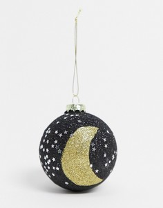 Новогоднее елочное украшение с принтом Луны и звезд Sass & Belle-Мульти