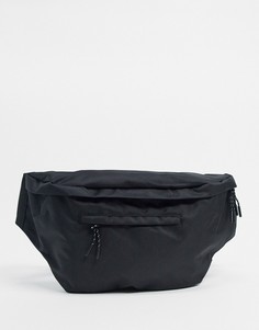Черная сумка-кошелек на пояс Pieces-Черный цвет