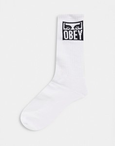Белые носки Obey Eyes Icon-Белый