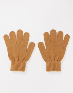 Бежевые перчатки из переработанной пряжи Boardmans-Neutral