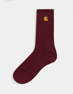 Бордовые носки Carhartt WIP-Красный